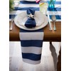 DII Cabana Stripe Outdoor Tabletop Collection, Stain/Wrinkle Resistant & Waterproof,
