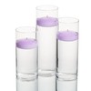 Set of 3 Eastland Cylinder Vases and 3 Lavender Richland