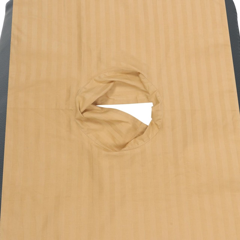 Salon Massage Table Towel: Cotton Face Hole Cover for Table