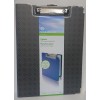 Staples Sustainable Earthby Staples Clipfolio Black Letter Size 3 Pack