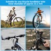 Bicycle Handlebar Grips,Bike Grips with Screw Lock,Rubber Ergonomic Cycling Grips,Non-slip