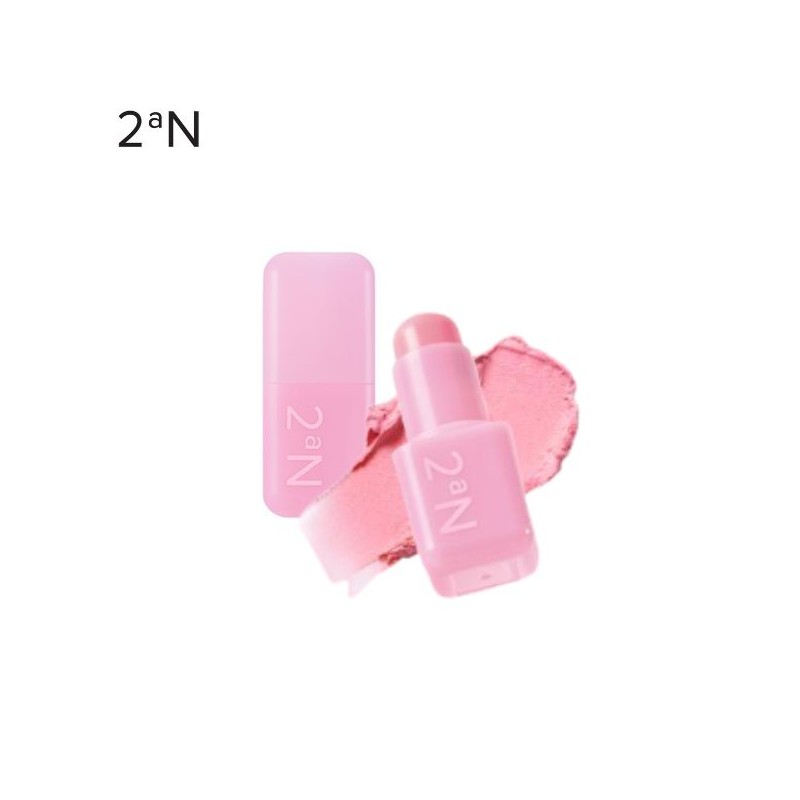 2AN Pocket Cotton Blurring Stick 3.5g, Color:05 Ruddy Cherry