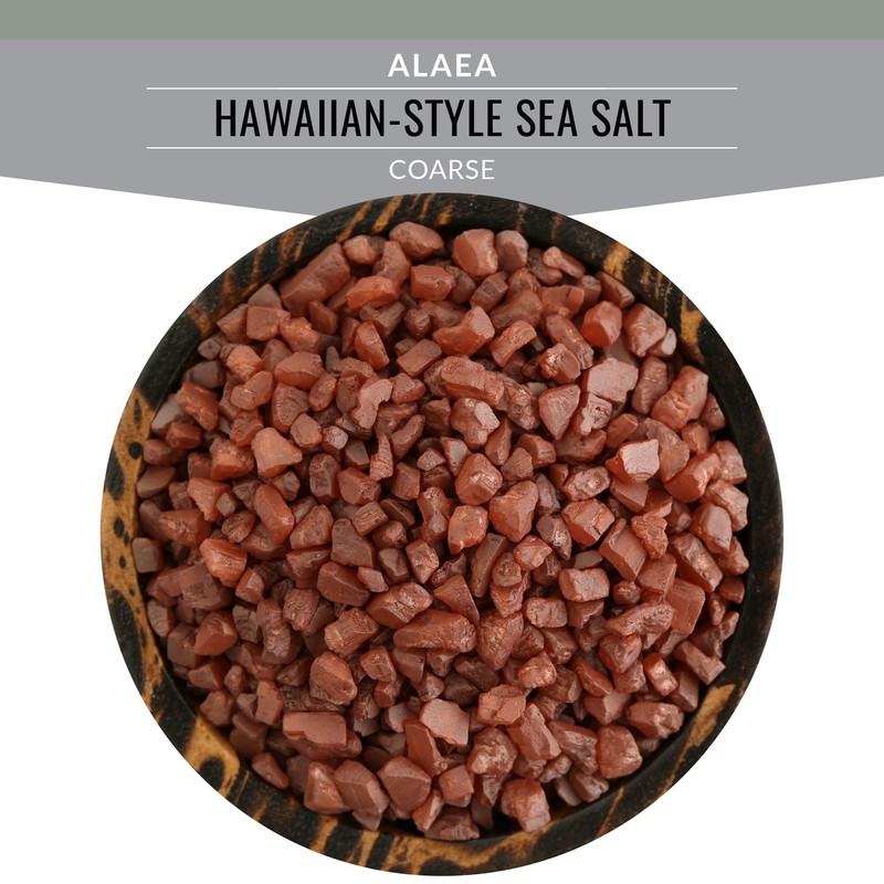 SALTWORKS Artisan Salt Company Alaea Red Hawaiian-style Sea Salt, Coarse