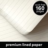 PAPERAGE Lined Journal Notebooks, 3 Pack, (Yellow, Blush & Turquoise),