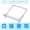 PATIKIL Trailer Coupler Pin 1/4x2", 8 Pcs Square Wire Lock