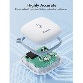 Govee WiFi Digital Thermometer Hygrometer, Smart Indoor Humidity Meter Temperature Sensor with App Notification, 2 Years Free Data Storage, Remote Monitor for Room Greenhouse Incubator Wine Cellar