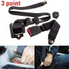 MaXpeedingrods Universal Adjustable Retractable Car Seat Belt 3 Point Safety