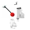 Housler Full set of Toilet Syphon and Flush Adjustable Cistern