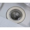 IRETION Unit Bath Garbage Trap, Hair Catcher, Punched Holes, Stainless