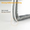 39.4FT Brush Weather Stripping, Neat Pile Self Adhesive Seal Strip