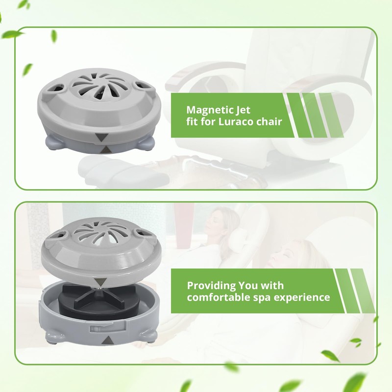 Luojiedejinbiao Magnetic Head Jet Pedicure SPA Chair Replacement Part for