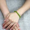 Happy Bomb Peridot Bracelet, Natural Cut, August, Birthstone, Natural Stone,
