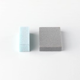 Wazakura 2PCS Cleaning Tool Sap and Rust Eraser Set for Blades, Garden Scissors, Bonsai Tools, Made in Japan Medium and Soft Grade Stain Remover Kit - 2PCS Medium and Soft Grade Sap Rust Eraser Set