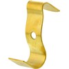Hillman Crown Molding Picture Hanger, Steel, Brass Finish, Gold Color,