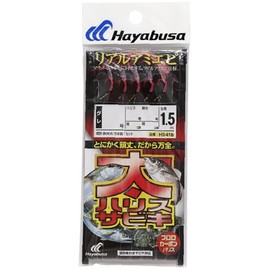 Hayabusa Thick Leader Sabiki Real Shrimp 5 Hooks No. 6/5-8 HS418
