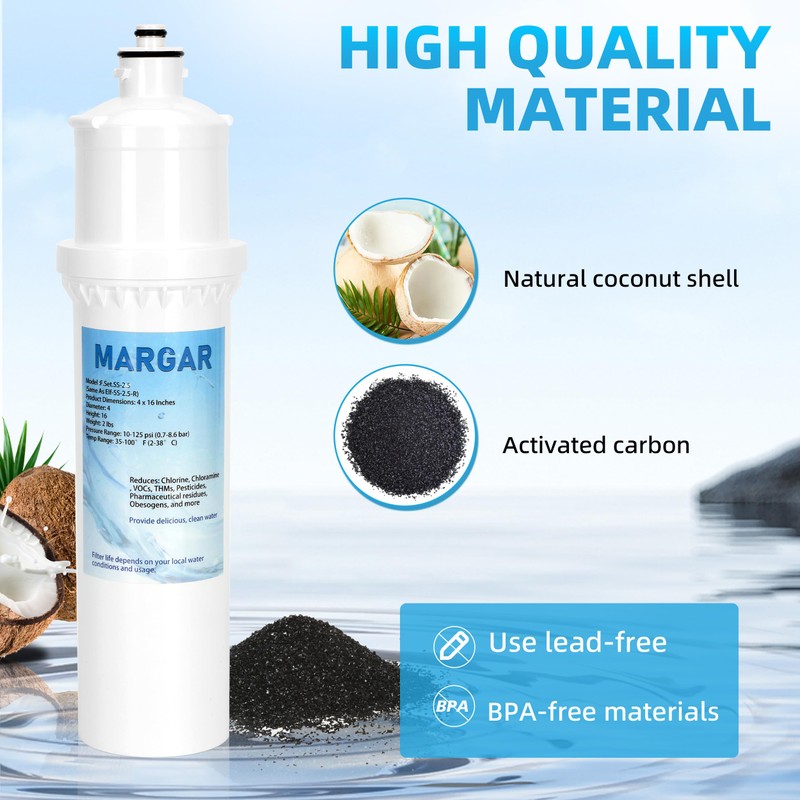 F.SET.SS-2.5 Filter, Replacement for Max Flow® Water Filter SS-2.5, SS-2.5