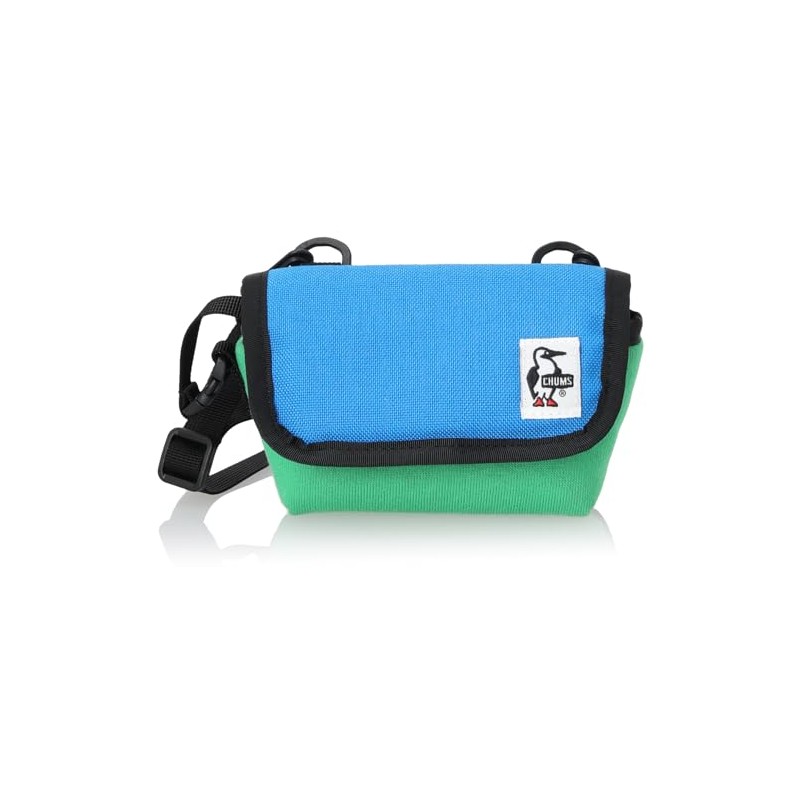 Chums Compact Camera Pouch Sweat Nylon Shoulder Bag, green