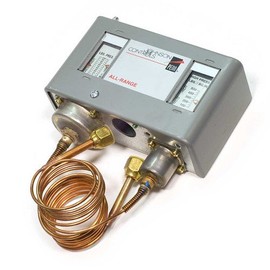 Johnson Controls P170AB-2C Pressure Control, 20" Hg to 100 psi