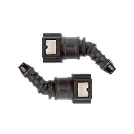 LST 2 x Fuel Line Pipe Connector Quick Coupling 7.89 x 9 mm 45° Angle