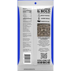 SMACKIN' -Sunflower Seeds - Cracked Pepper