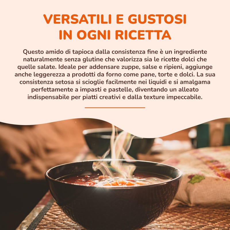 Fior di Loto Tapioca - Amido di Tapioca - Addensante