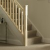 Cambridge Clear Pine Flat Newel Cap 102x102x27mm, Full Stair Newel