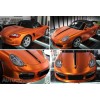 AUTOGOODY 60" x 60" Satin Matte Chrome Metallic Orange Vinyl