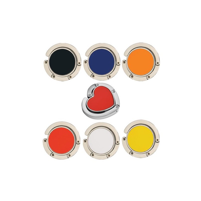 eBuyGB Folding Purse Hook Portable Handbag Hanger, Black