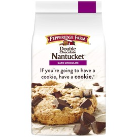 Pepperidge Farm Nantucket Crispy Double Chocolate Chunk Cookies, 7.75 Oz
