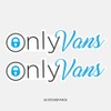 Only Vans Sticker - Waterproof Vinyl Sticker | Window Bumper
