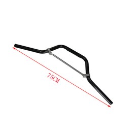 JRL 7/8" Mid Handlebars Handle Bars Fit ATV Pit Dirt Bike Offroad Motorcycle Black