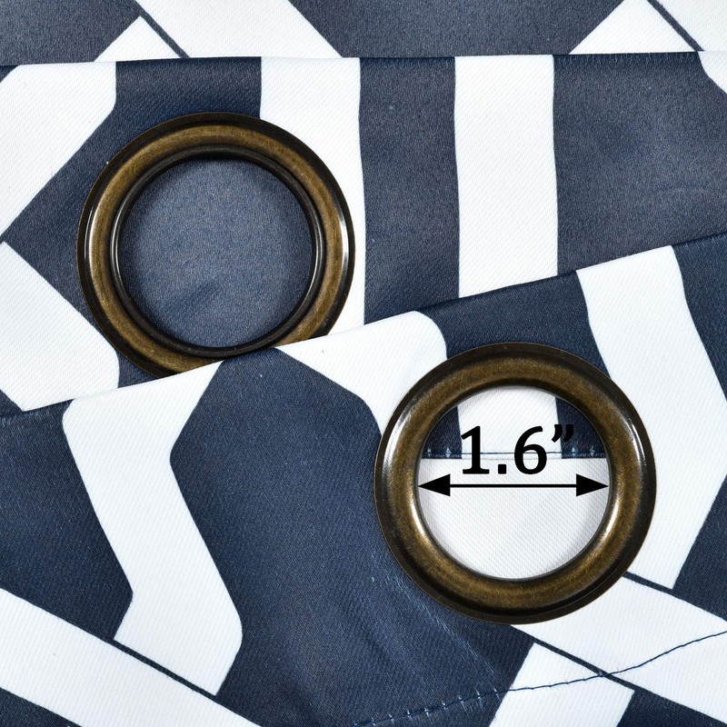 Lush Decor Edward Trellis Darkening Window Curtains Panel Set for