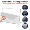 DESONAUT 6 Pack 6x4 Inchs Clear Acrylic Self Standing Photo