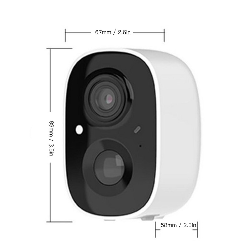 2MP Wireless Battery Camera Night Vision Full Color Monitoring Security