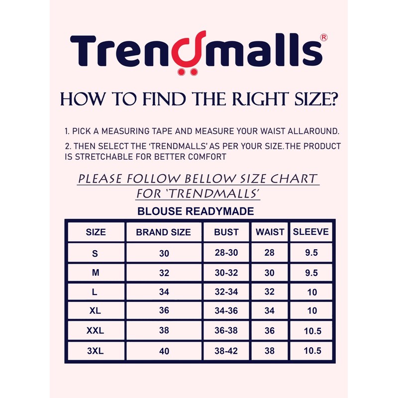 Trendmalls Women's Dobby Pure Cotton Elastin Stretchable Readymade Blouse (B01-Red-3XL)