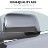 JeCar Side Mirror Turn Signal Light Trim Covers Smoked Blinker