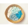 TH Set of 50 Tiny Flower Mixed Tone Blue White