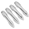 4PCS Exterior Door Handle Cover Trim ABS Chrome Self Adhesive