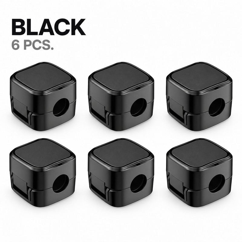 Magnetic Cable Clips for Desk & Home Office – Adhesive