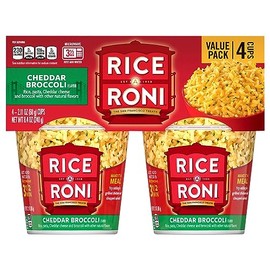 Rice A Roni 4pk Cups-Cheddar Broccoli