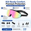 Kids Polarized Swim Goggles for Ages 4–16 – Anti-Fog Wide