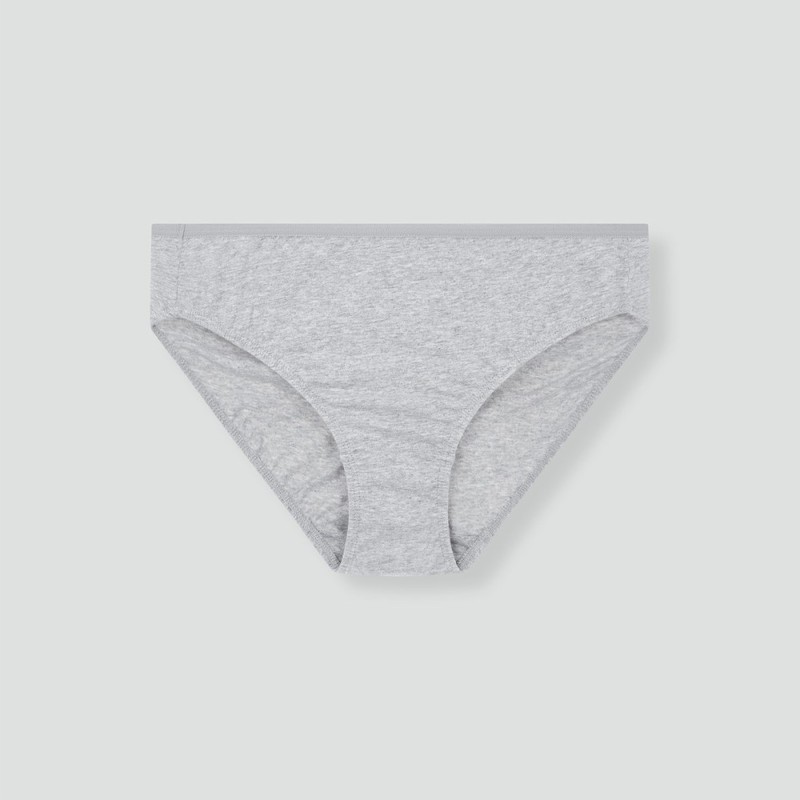 JAJU [JAJU] Women's Cotton Basic Hip Hugger Panty 3-Pack_Black