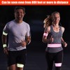 16 Pieces Reflective Bands Reflector Bands for Wrist, Arm, Ankle,