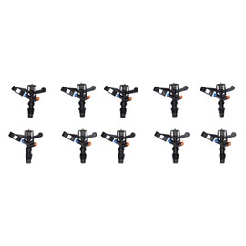 10PCS G1/2 Male Thread Rocking Arm Sprinkler 360° Rotating Lawn Sprinkler for Garden Supplies