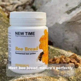 New Time Bee Bread Pastilles Perga Pure Fermented Pollen Organic Supplement 1.42oz/40g