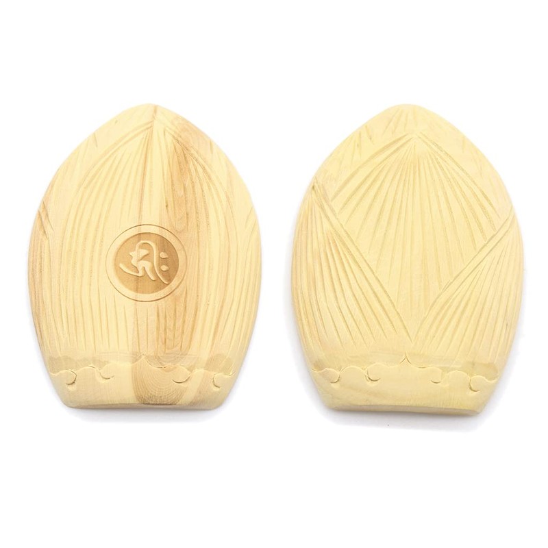 木彫 of Buddhist Buddha/Buddha 香合 阿弥陀如来 Tsuge