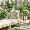Sage Green Hydrangea Pillow Covers Set of 2, 22x22 Vintage