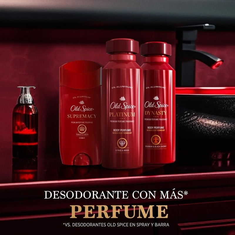 Old Spice Barra Desodorante Premium Platinum De 85 g