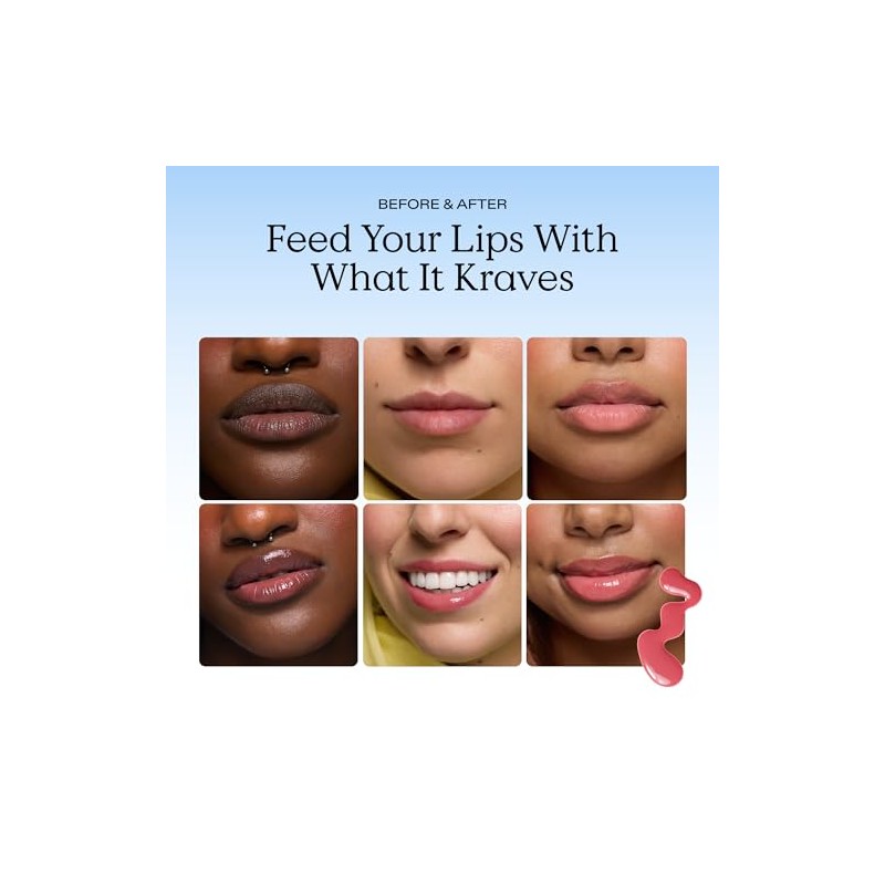 KraveBeauty Plumptuous Lip Jelly 024 Fl Oz Aceite Labial Rico
