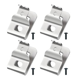 4 part N268241 N086039 Belt Clip Hook Kit,4pcs 304 Stainless Steel Drill Clips Tool Hooks with Screws Fits 20V Max Tools DCD980 DCD980L2 DCD985 DCD985L2